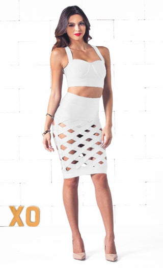 Indie XO Wild Child White Two Piece Dress - Just Ours!