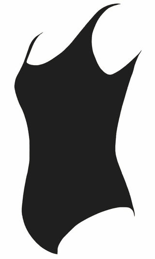 New Heights <br><span> Sleeveless Scoop Neck Low Back High Cut One Piece Swimsuit </span>