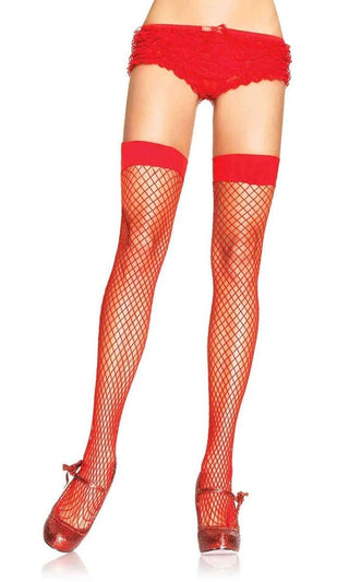 It's All For Me <br><span>Fishnet Mesh Thigh High Stockings Tights Hosiery</span>