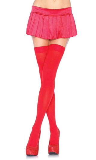 Always On Point <br><span>Opaque Nylon Thigh High Stockings Tights Hosiery</span>
