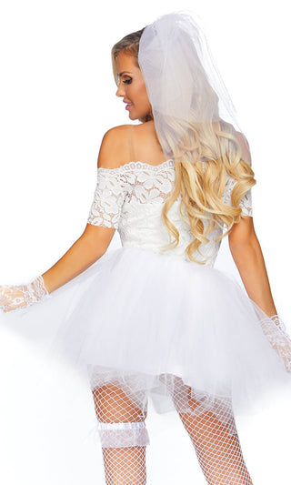 Halley Mini Lace Short Wedding Dress