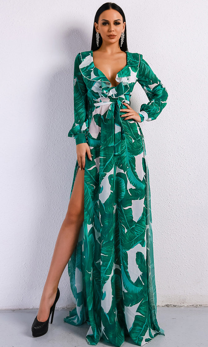 Double Split Maxi Dress