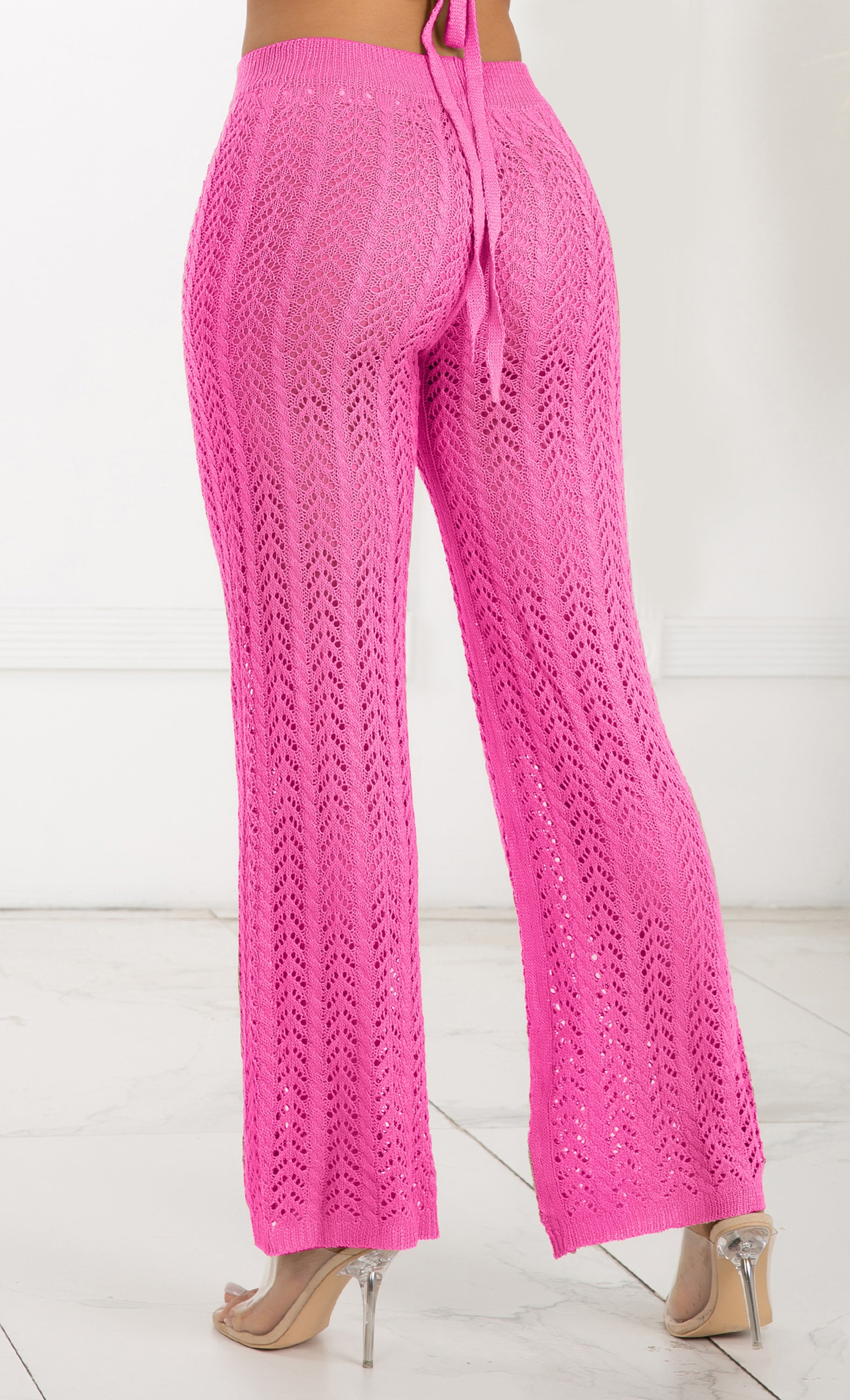 MUSINSA | thisisneverthat® Crochet Knit Pants Orange