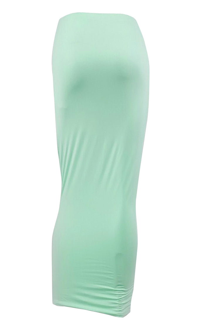 Perpetual Romantic Mint Green High Waist Bodycon Midi Skirt - Sold Out ...