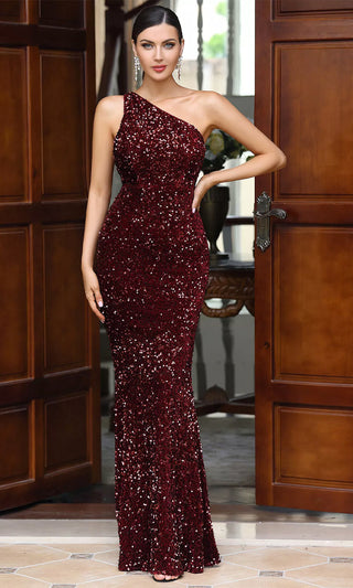 Burgundy Maxi Dress - Long Sleeve Dress - Cutout Backless Dress