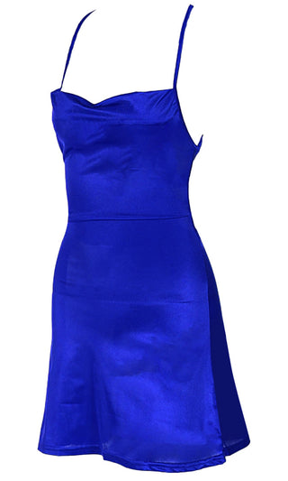 ZARA Light Blue Corset Style Bustier Strappy Satin Bodycon Mini Dress S